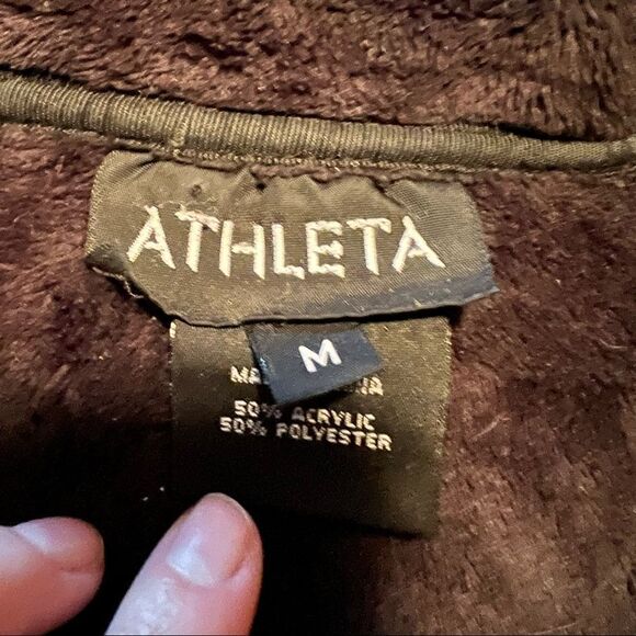 Athleta fleece lined zip up sweater - Picture 4 of 10